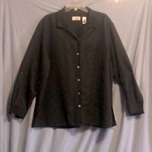 Villager Sport black blouse Women size XL Villager Sport Women size (2)